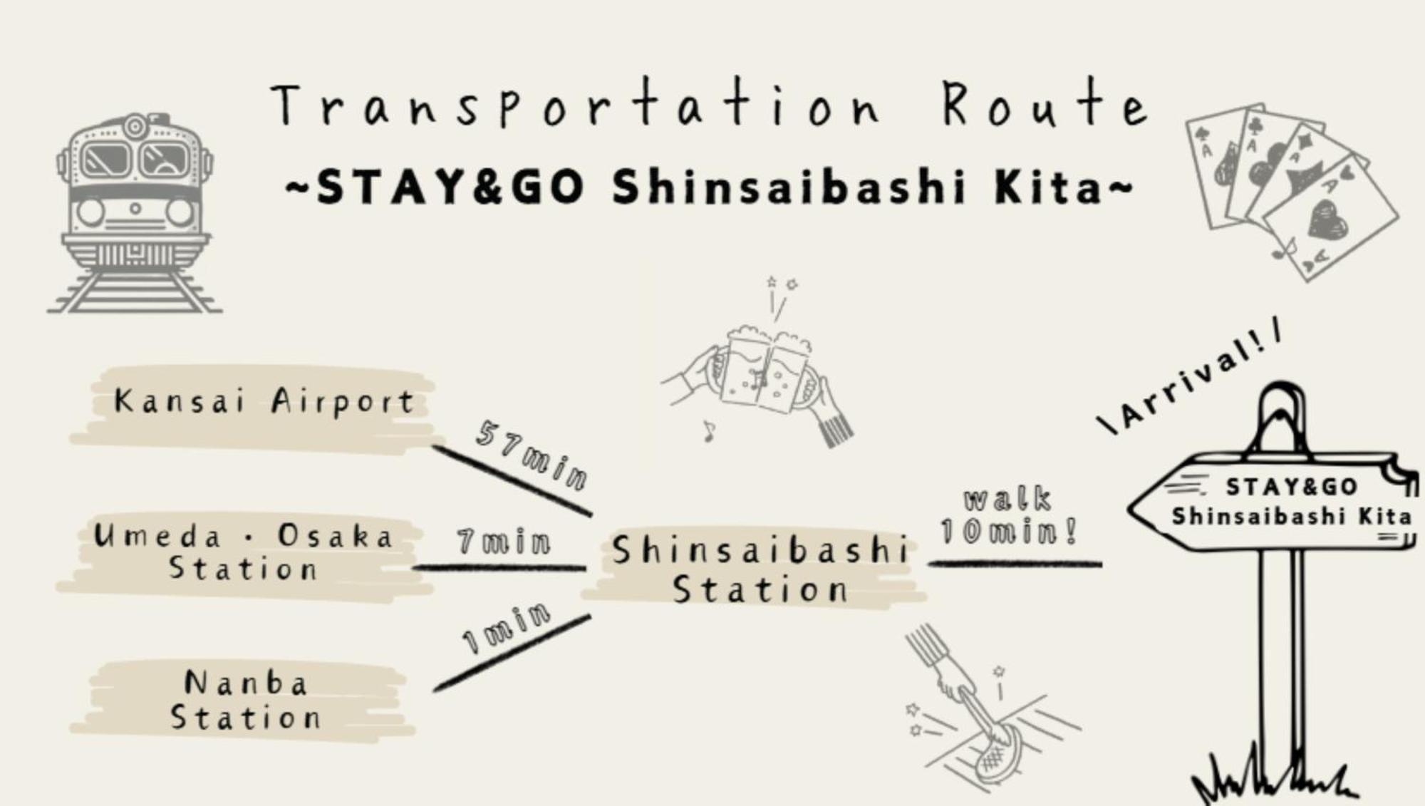 Stay & Go Shinsaibashi-Kita Osaka Bagian luar foto